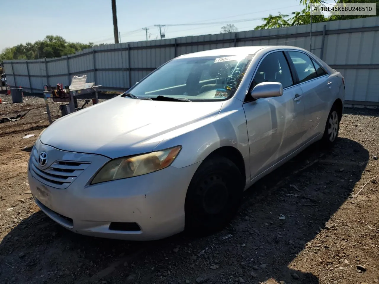 4T1BE46K88U248510 2008 Toyota Camry Ce