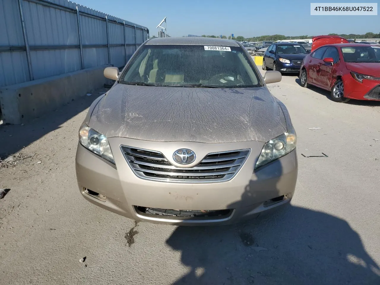 4T1BB46K68U047522 2008 Toyota Camry Hybrid