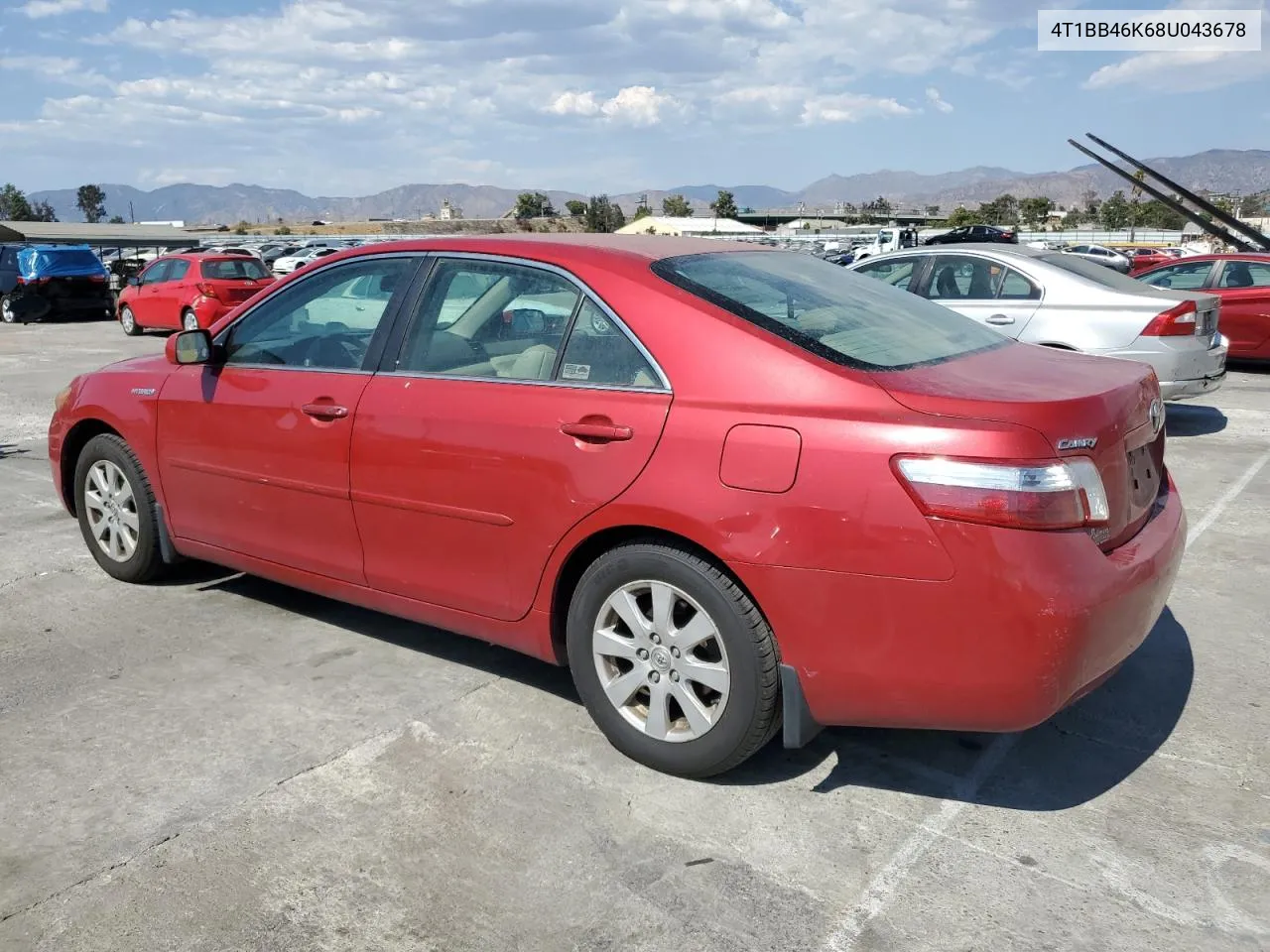 2008 Toyota Camry Hybrid VIN: 4T1BB46K68U043678 Lot: 70088834