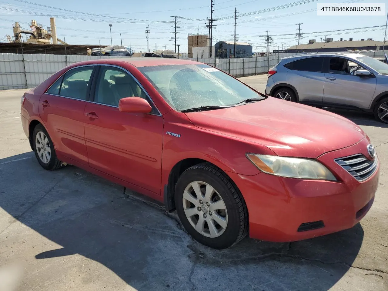 2008 Toyota Camry Hybrid VIN: 4T1BB46K68U043678 Lot: 70088834