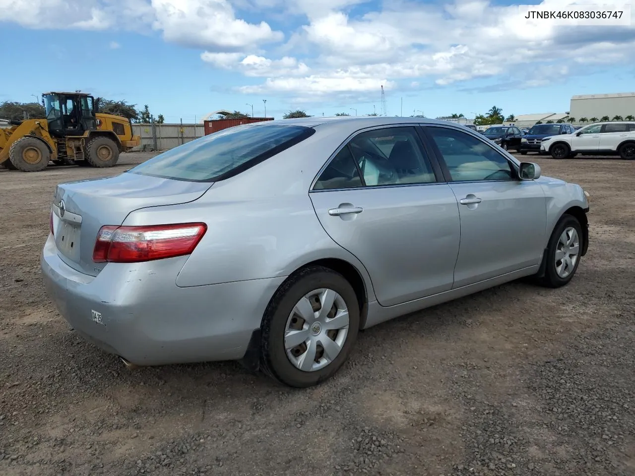 JTNBK46K083036747 2008 Toyota Camry Le