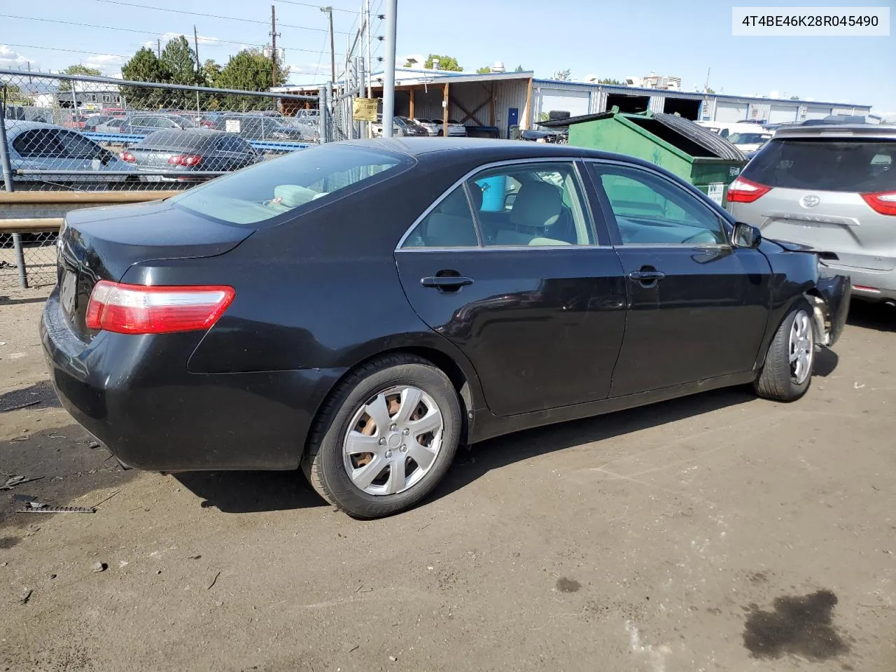 2008 Toyota Camry Ce VIN: 4T4BE46K28R045490 Lot: 70530223