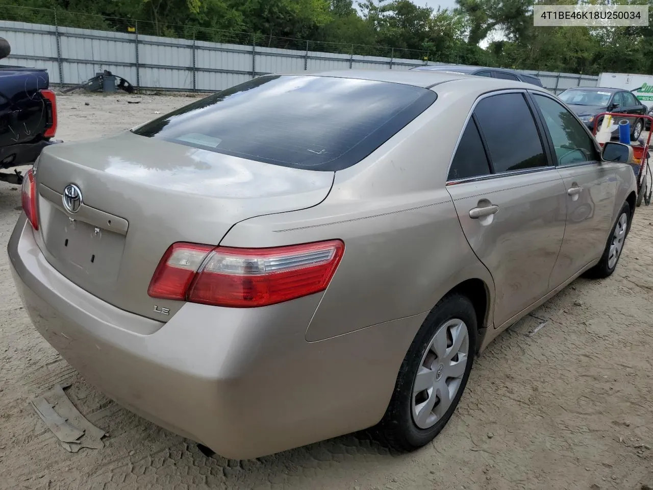 4T1BE46K18U250034 2008 Toyota Camry Ce