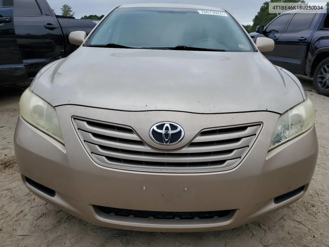 2008 Toyota Camry Ce VIN: 4T1BE46K18U250034 Lot: 70673924