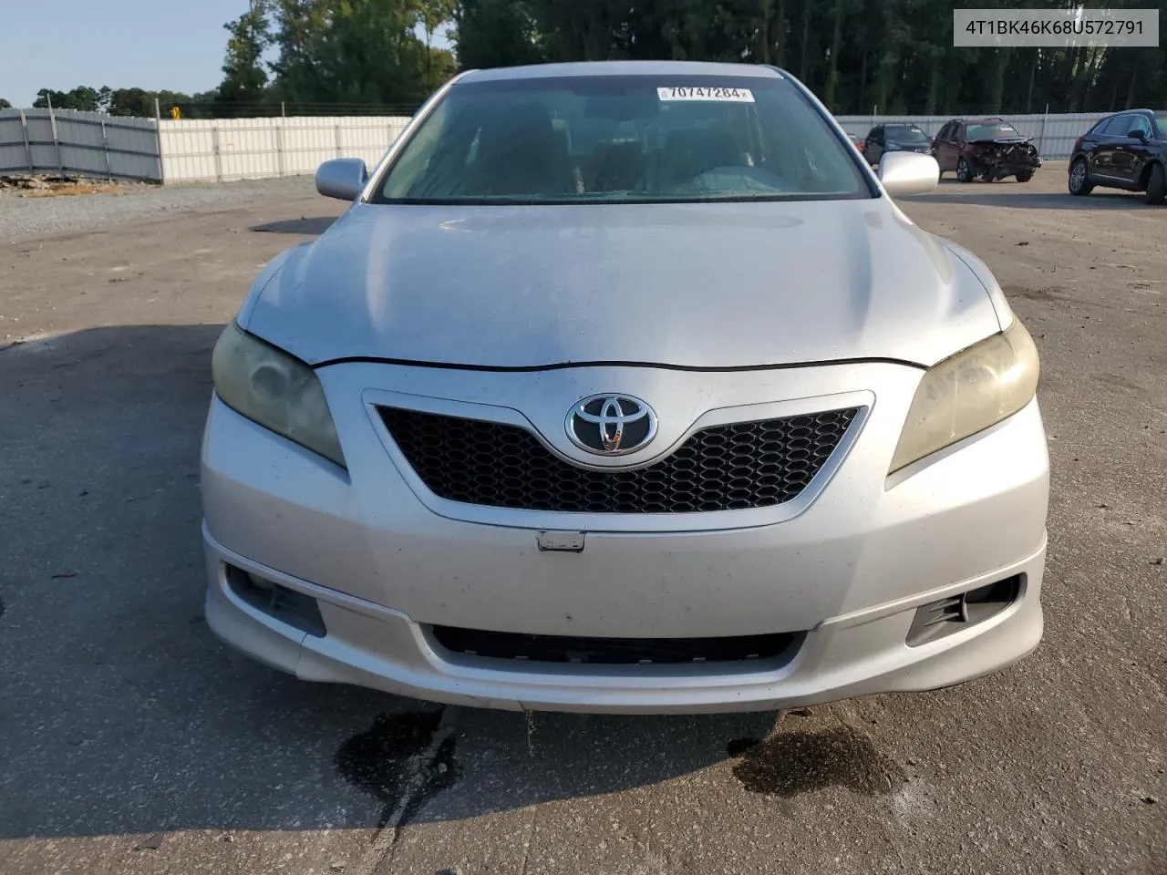 2008 Toyota Camry Le VIN: 4T1BK46K68U572791 Lot: 70747284