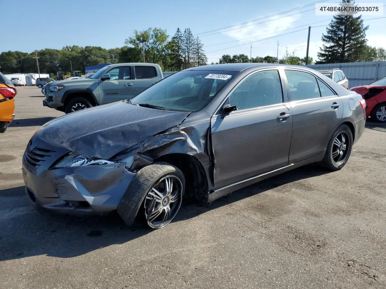 4T4BE46K78R033075 2008 Toyota Camry Ce