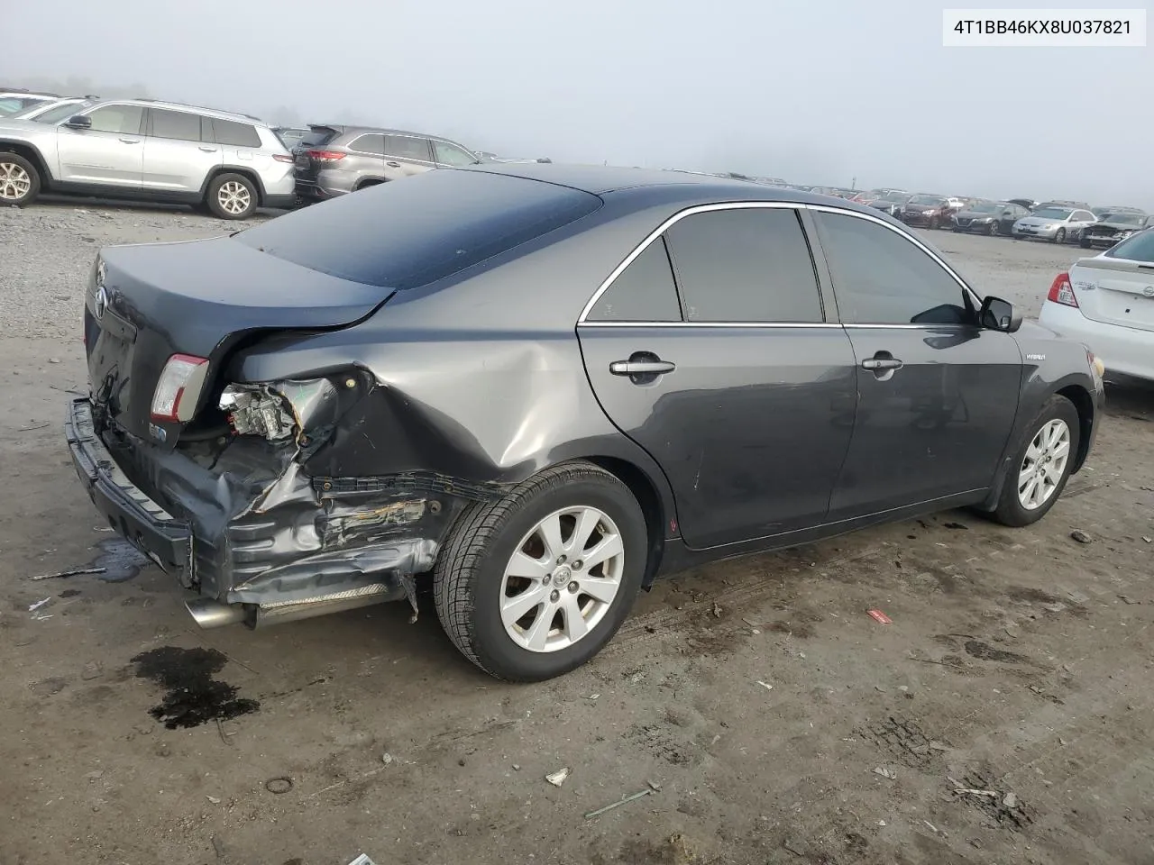 2008 Toyota Camry Hybrid VIN: 4T1BB46KX8U037821 Lot: 71061404