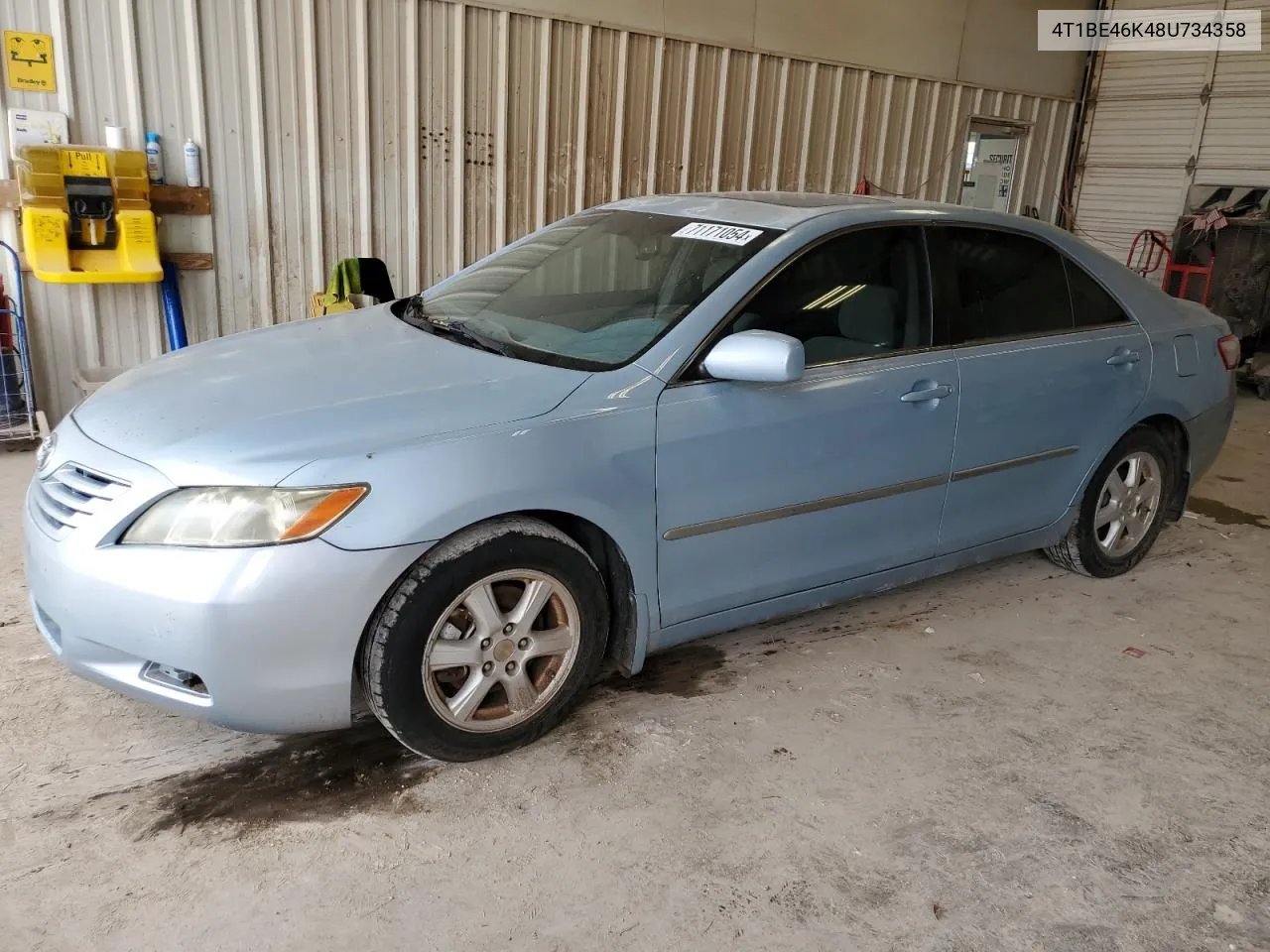 2008 Toyota Camry Ce VIN: 4T1BE46K48U734358 Lot: 71171054