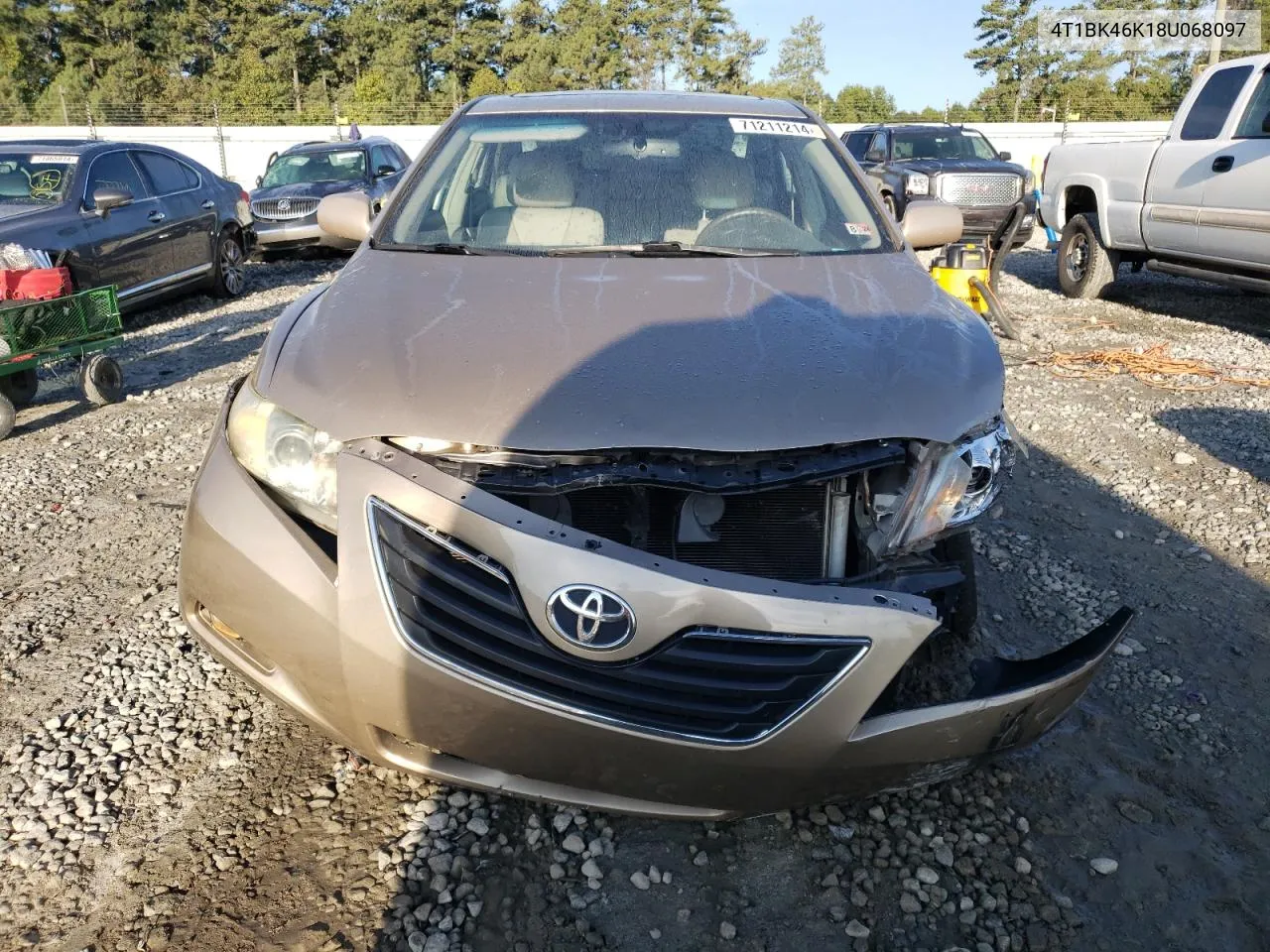 2008 Toyota Camry Le VIN: 4T1BK46K18U068097 Lot: 71211214