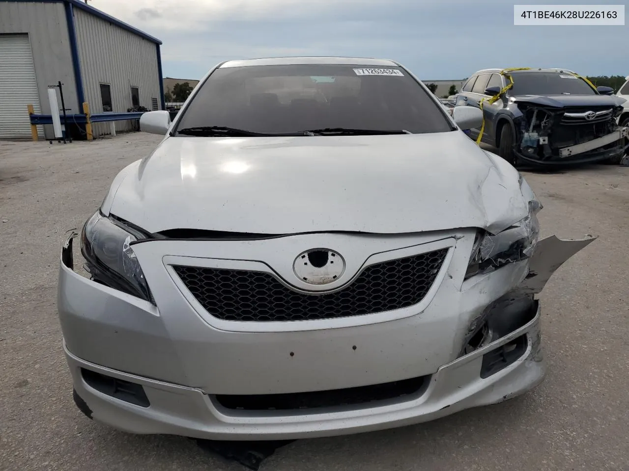 2008 Toyota Camry Ce VIN: 4T1BE46K28U226163 Lot: 71263434