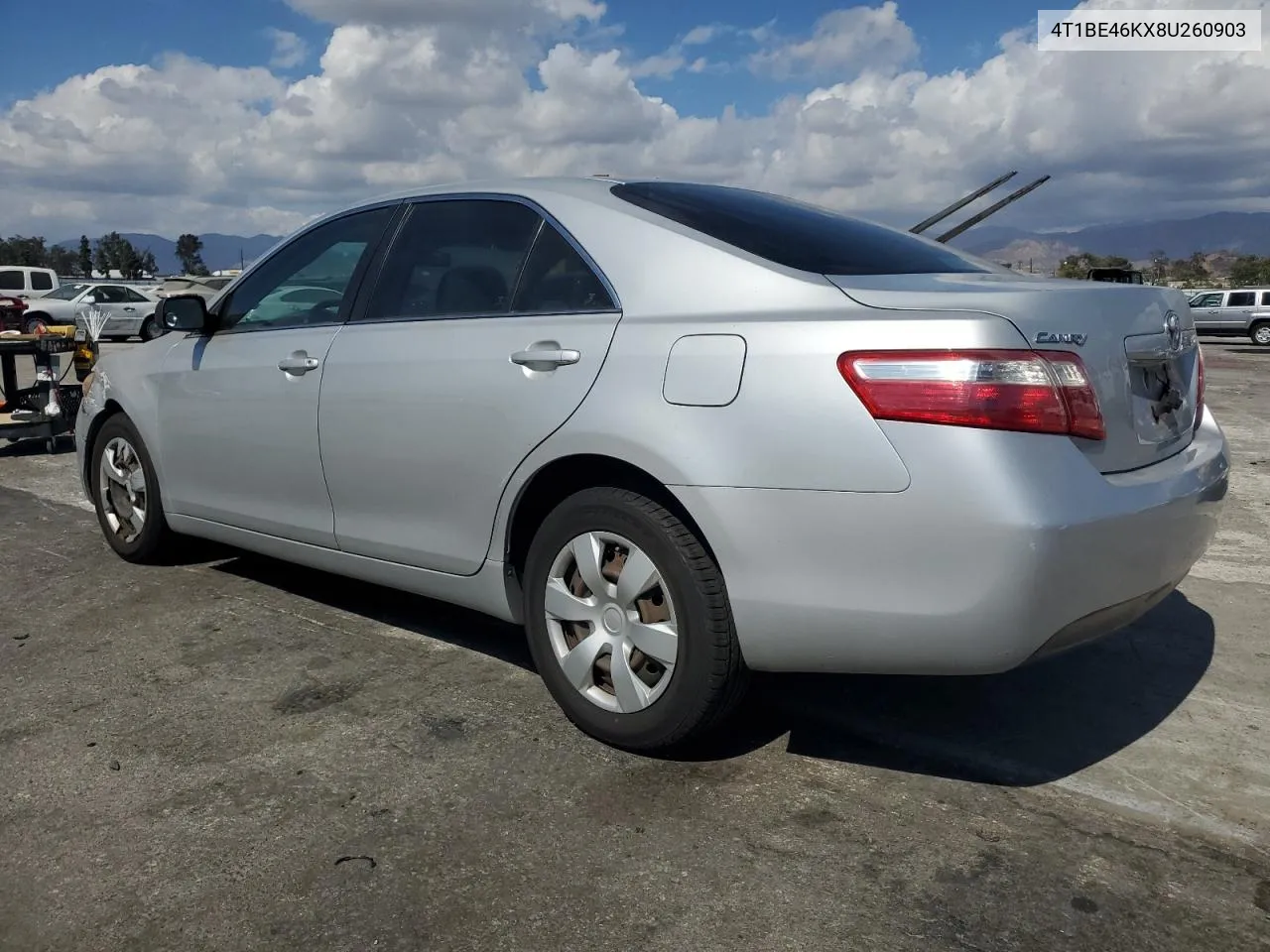 4T1BE46KX8U260903 2008 Toyota Camry Ce