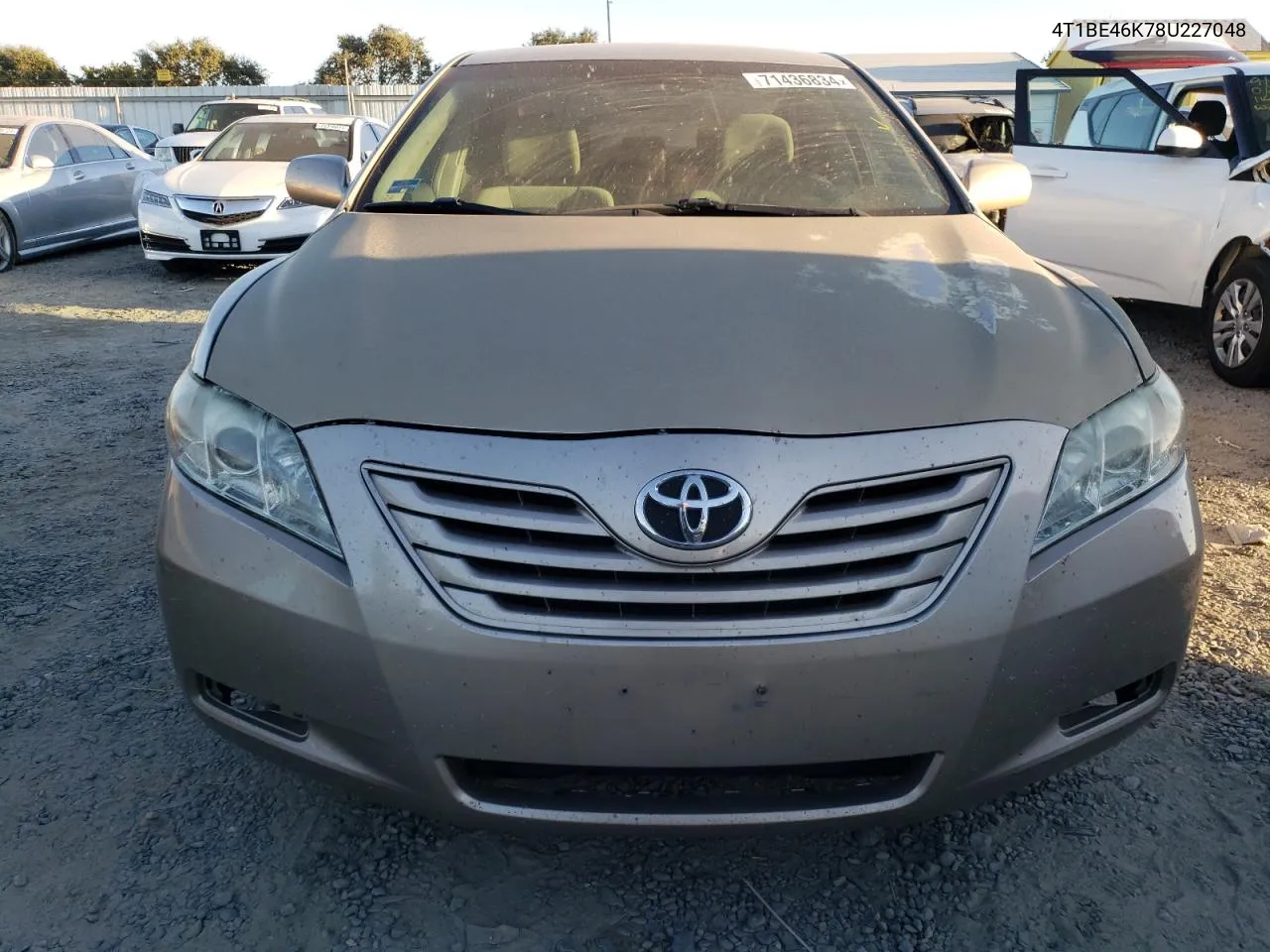 2008 Toyota Camry Ce VIN: 4T1BE46K78U227048 Lot: 71436834