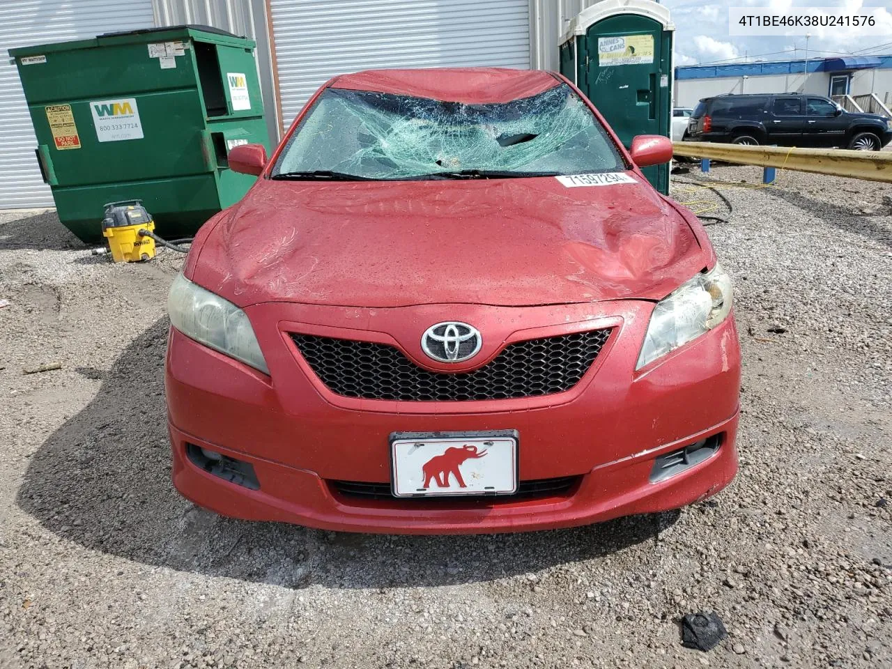 2008 Toyota Camry Ce VIN: 4T1BE46K38U241576 Lot: 71597294