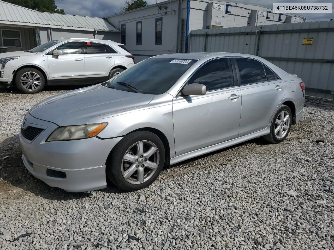 2008 Toyota Camry Ce VIN: 4T1BE46K08U738732 Lot: 71658284