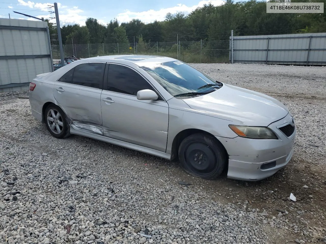 4T1BE46K08U738732 2008 Toyota Camry Ce