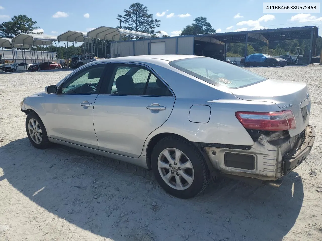 4T1BK46KX8U572468 2008 Toyota Camry Le