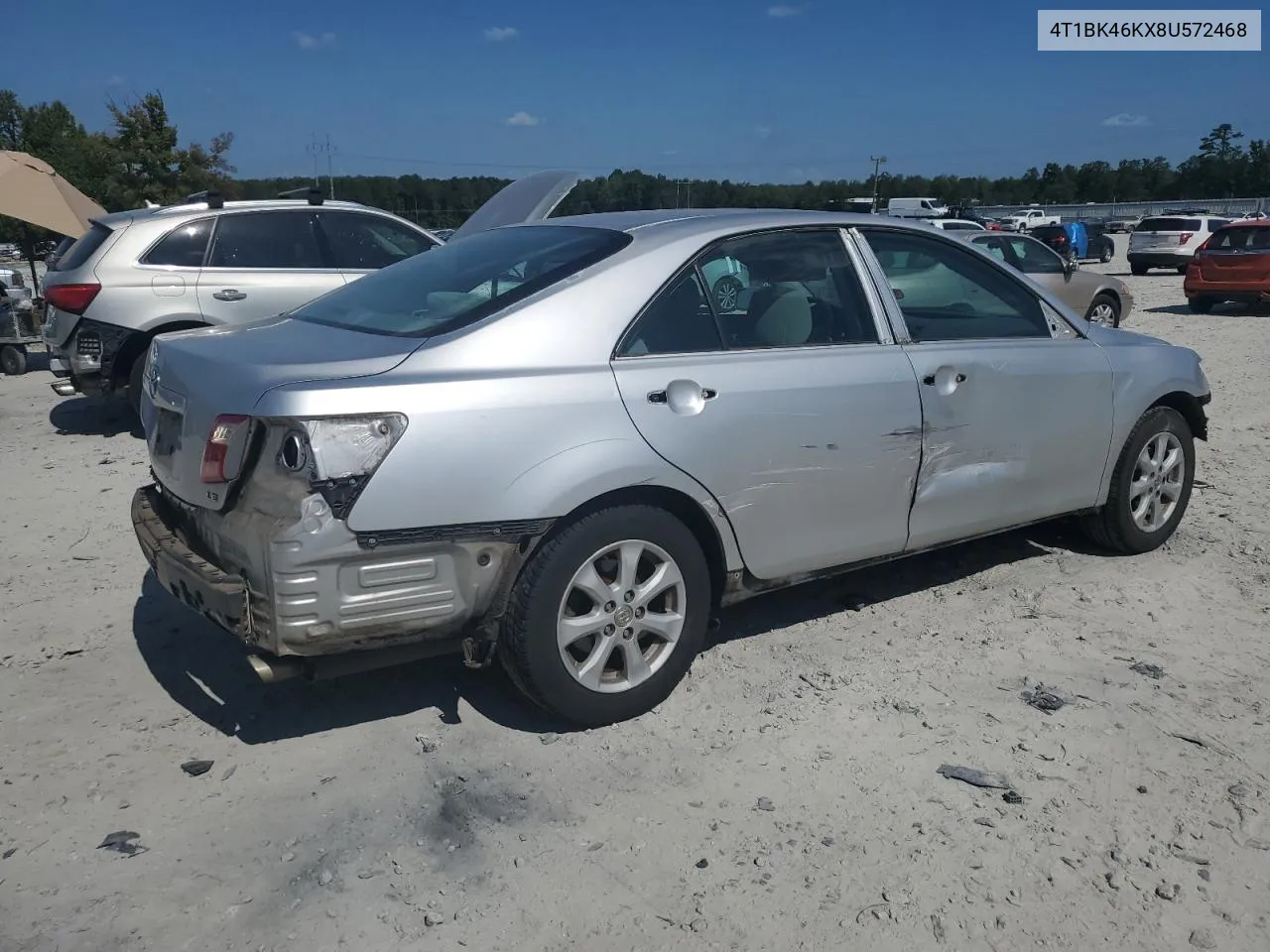 4T1BK46KX8U572468 2008 Toyota Camry Le