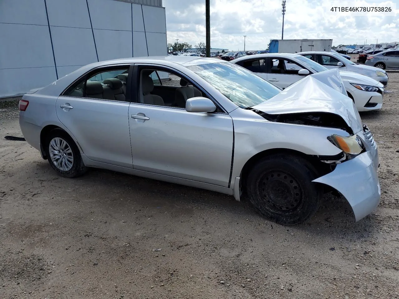 2008 Toyota Camry Ce VIN: 4T1BE46K78U753826 Lot: 71991094