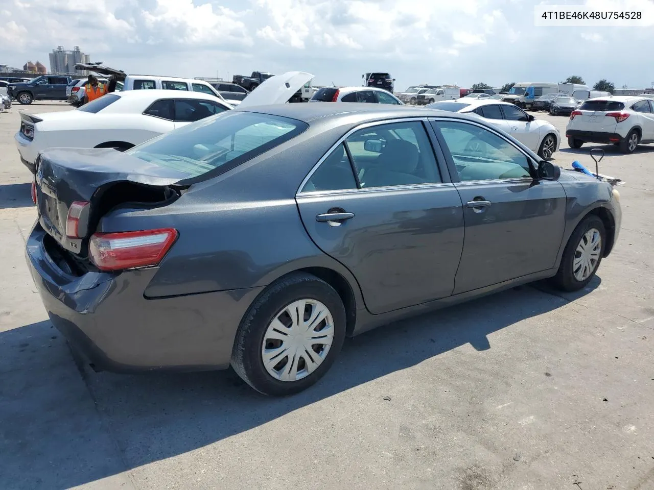 2008 Toyota Camry Ce VIN: 4T1BE46K48U754528 Lot: 72018234