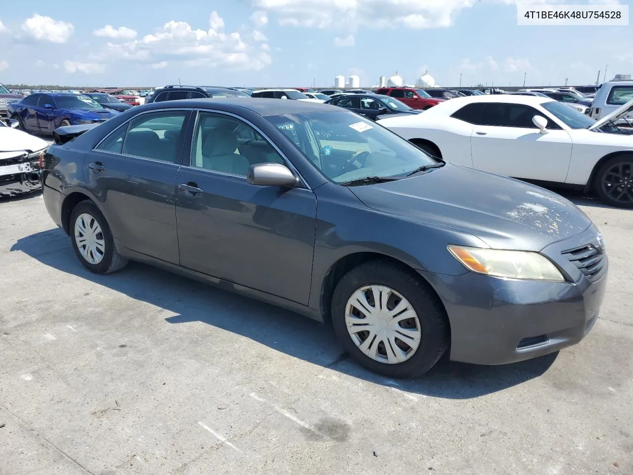 2008 Toyota Camry Ce VIN: 4T1BE46K48U754528 Lot: 72018234