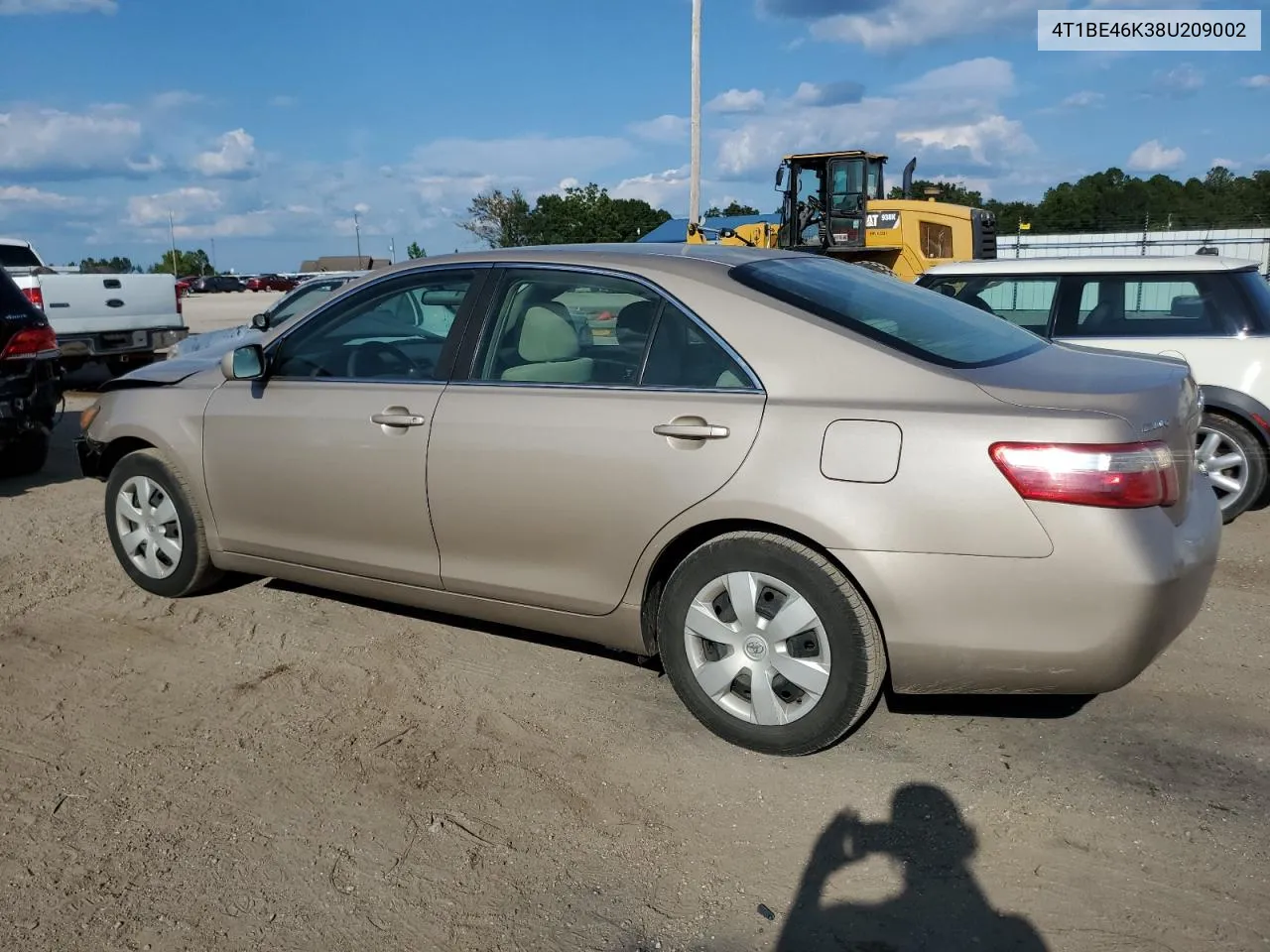 2008 Toyota Camry Ce VIN: 4T1BE46K38U209002 Lot: 72019684