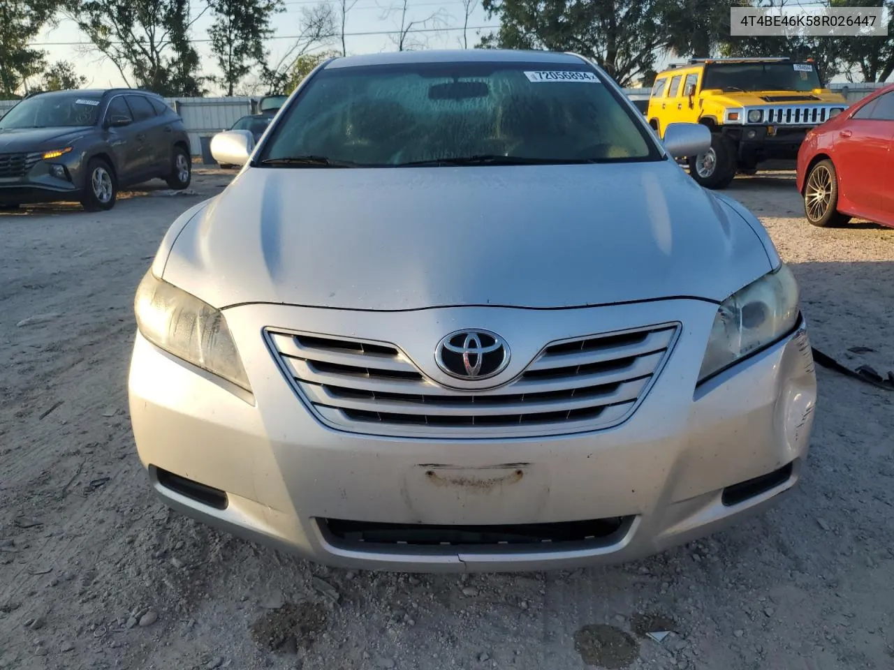 2008 Toyota Camry Ce VIN: 4T4BE46K58R026447 Lot: 72056894