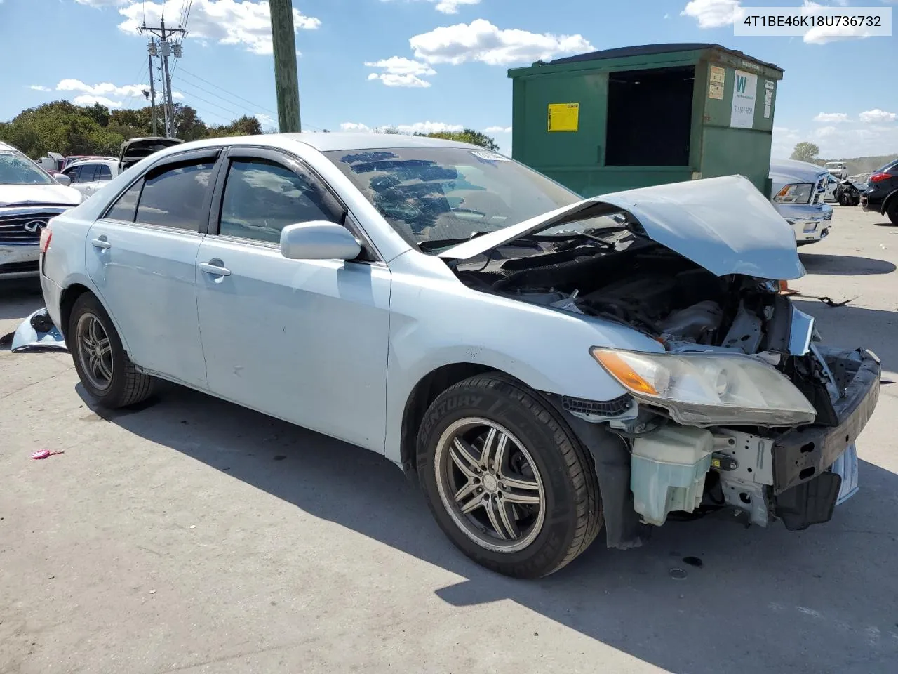 4T1BE46K18U736732 2008 Toyota Camry Ce