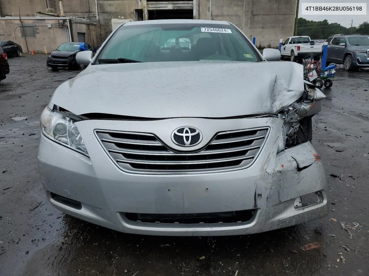 2008 Toyota Camry Hybrid VIN: 4T1BB46K28U056198 Lot: 72540624