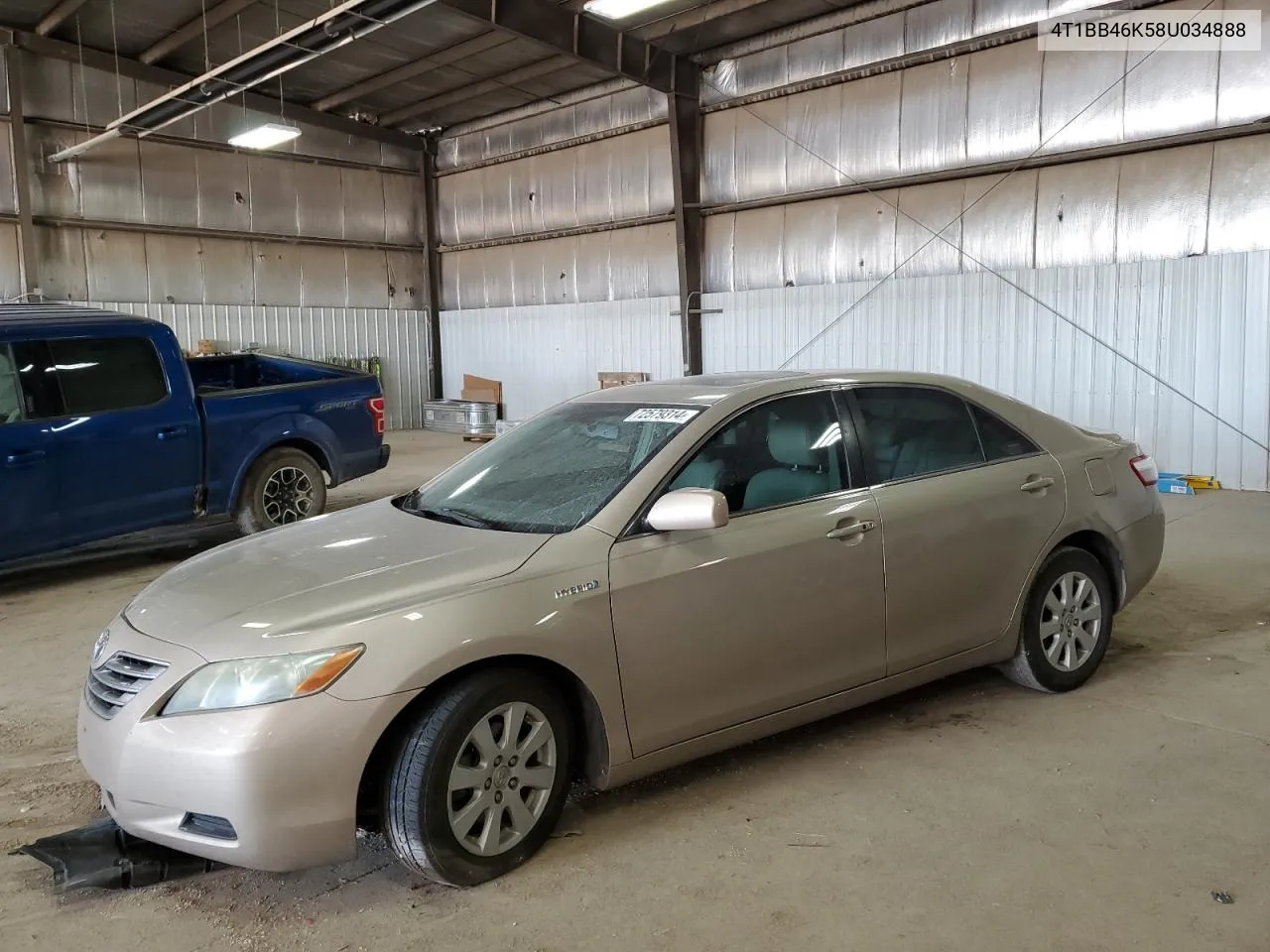 4T1BB46K58U034888 2008 Toyota Camry Hybrid