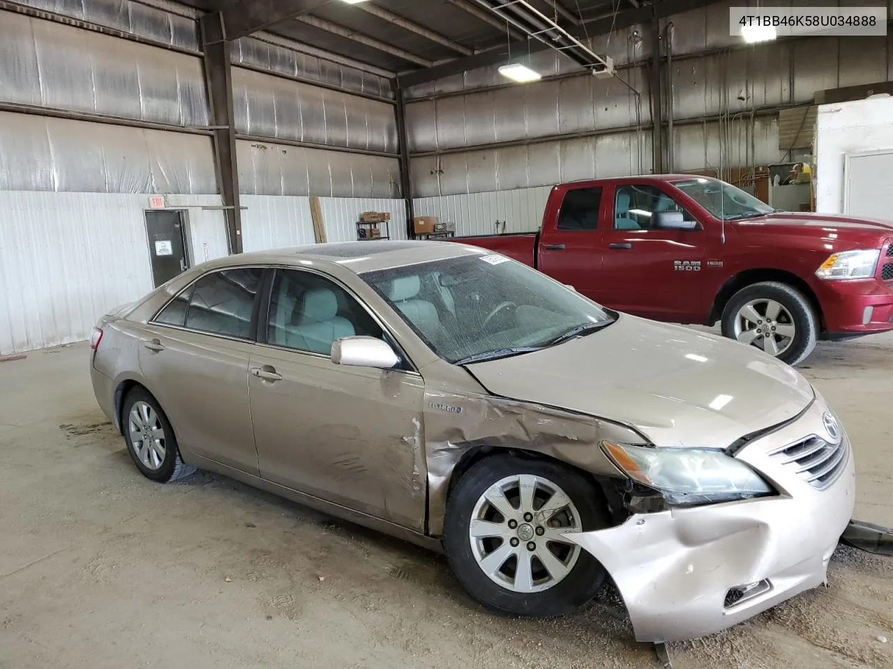 2008 Toyota Camry Hybrid VIN: 4T1BB46K58U034888 Lot: 72579314