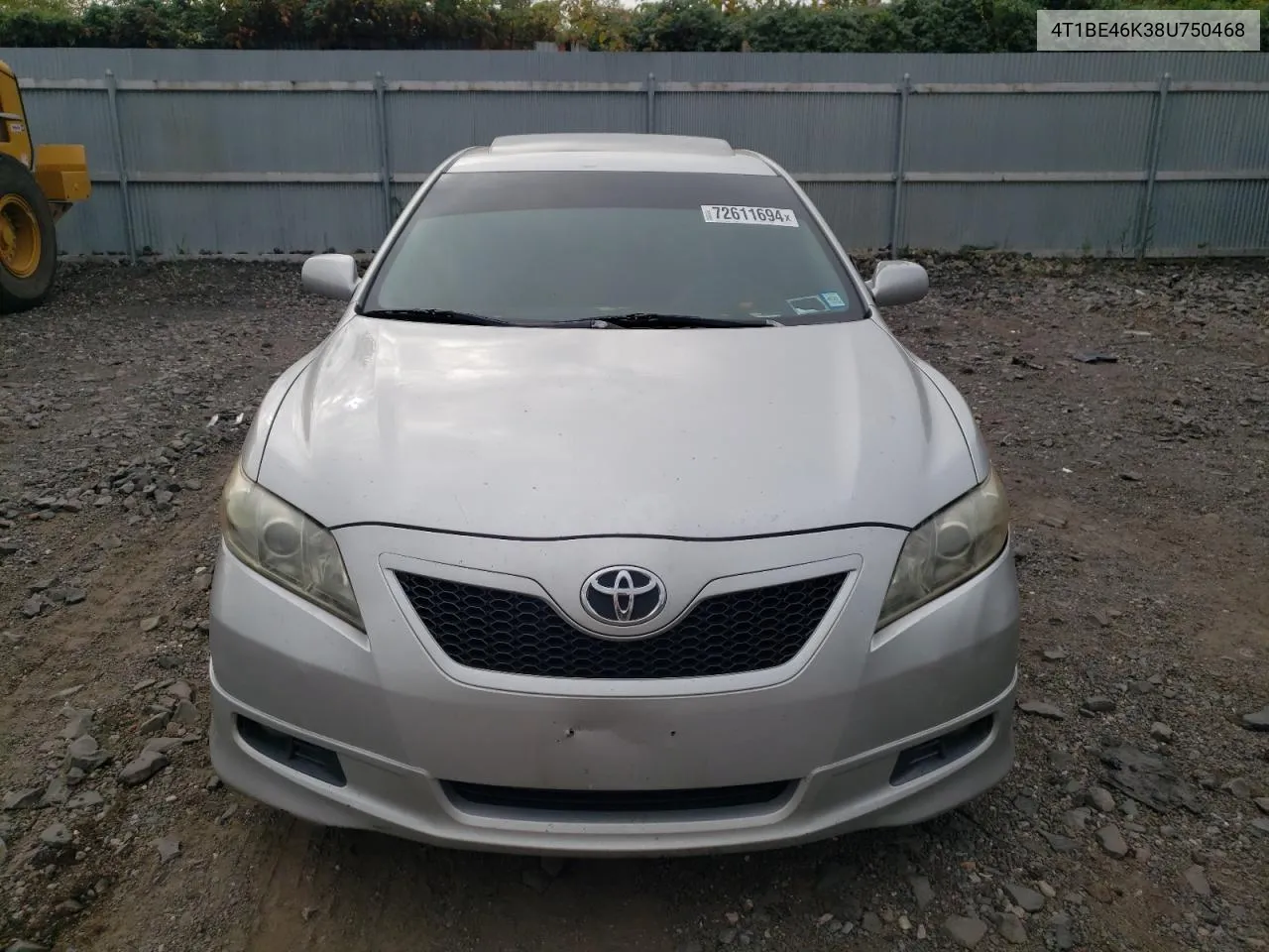 2008 Toyota Camry Ce VIN: 4T1BE46K38U750468 Lot: 72611694