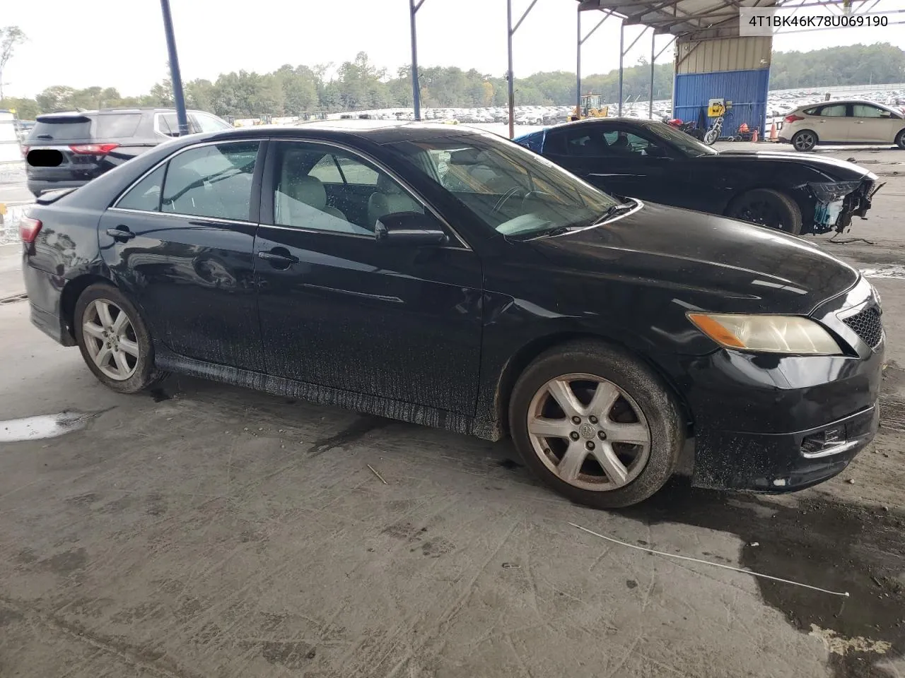 4T1BK46K78U069190 2008 Toyota Camry Le