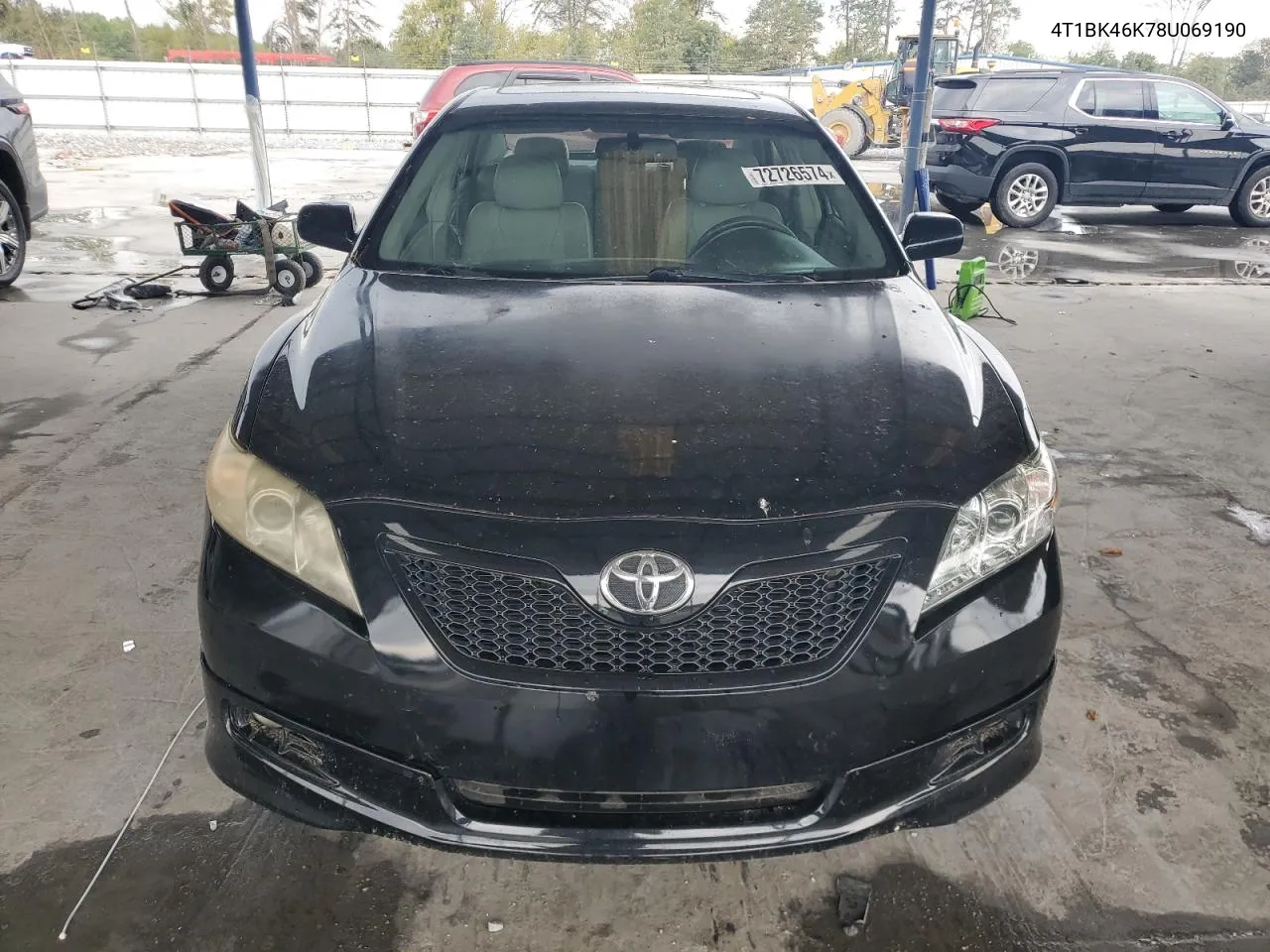 4T1BK46K78U069190 2008 Toyota Camry Le