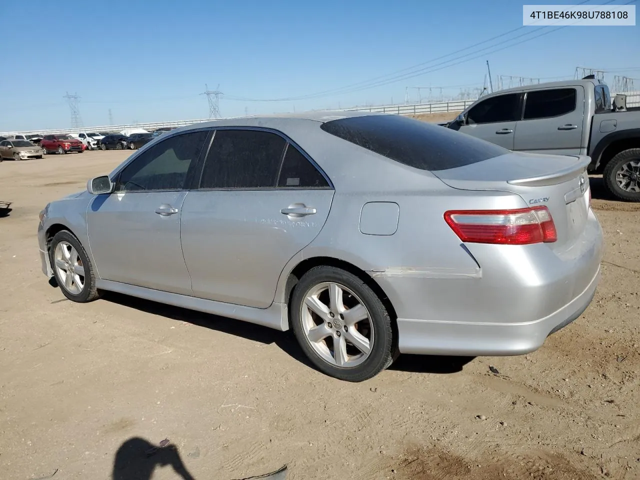 4T1BE46K98U788108 2008 Toyota Camry Ce