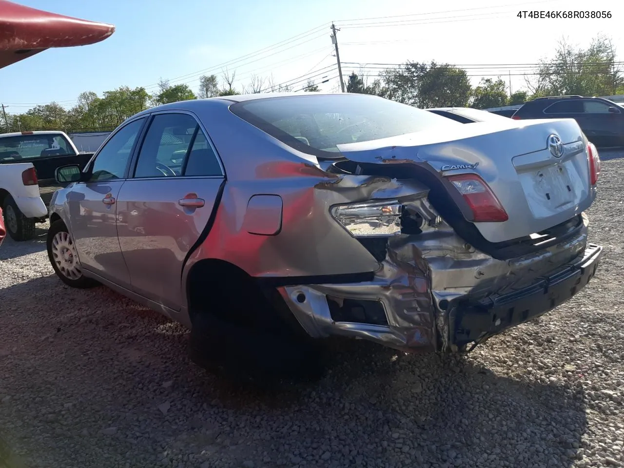 2008 Toyota Camry Ce VIN: 4T4BE46K68R038056 Lot: 73056924