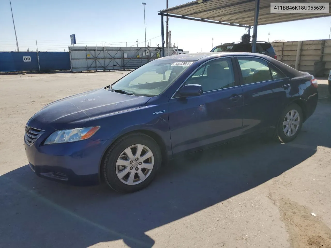 2008 Toyota Camry Hybrid VIN: 4T1BB46K18U055639 Lot: 73192644