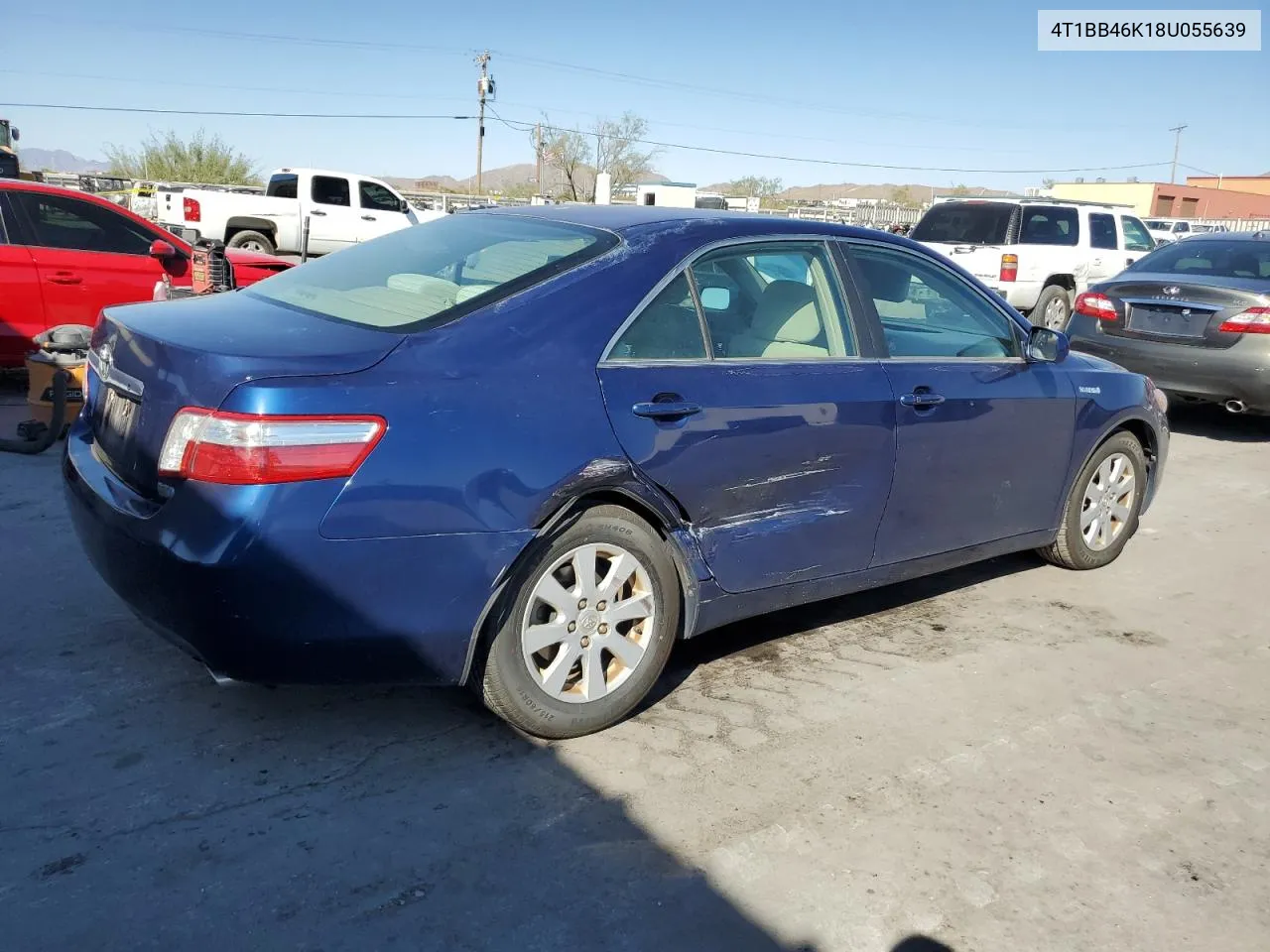 2008 Toyota Camry Hybrid VIN: 4T1BB46K18U055639 Lot: 73192644