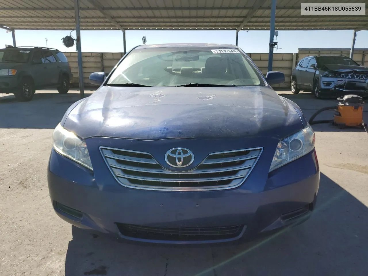 2008 Toyota Camry Hybrid VIN: 4T1BB46K18U055639 Lot: 73192644