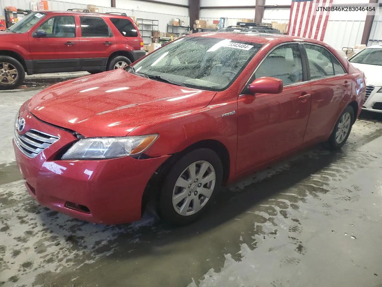 2008 Toyota Camry Hybrid VIN: JTNBB46K283046454 Lot: 73343484