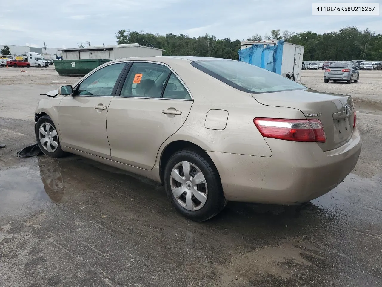 2008 Toyota Camry Ce VIN: 4T1BE46K58U216257 Lot: 73417034