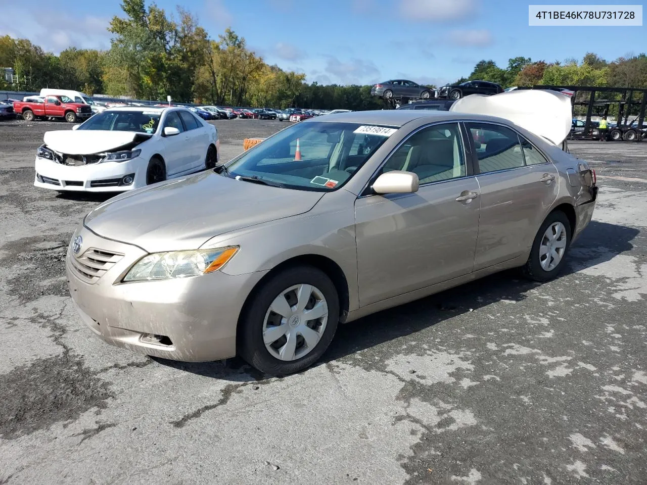 2008 Toyota Camry Ce VIN: 4T1BE46K78U731728 Lot: 73519814