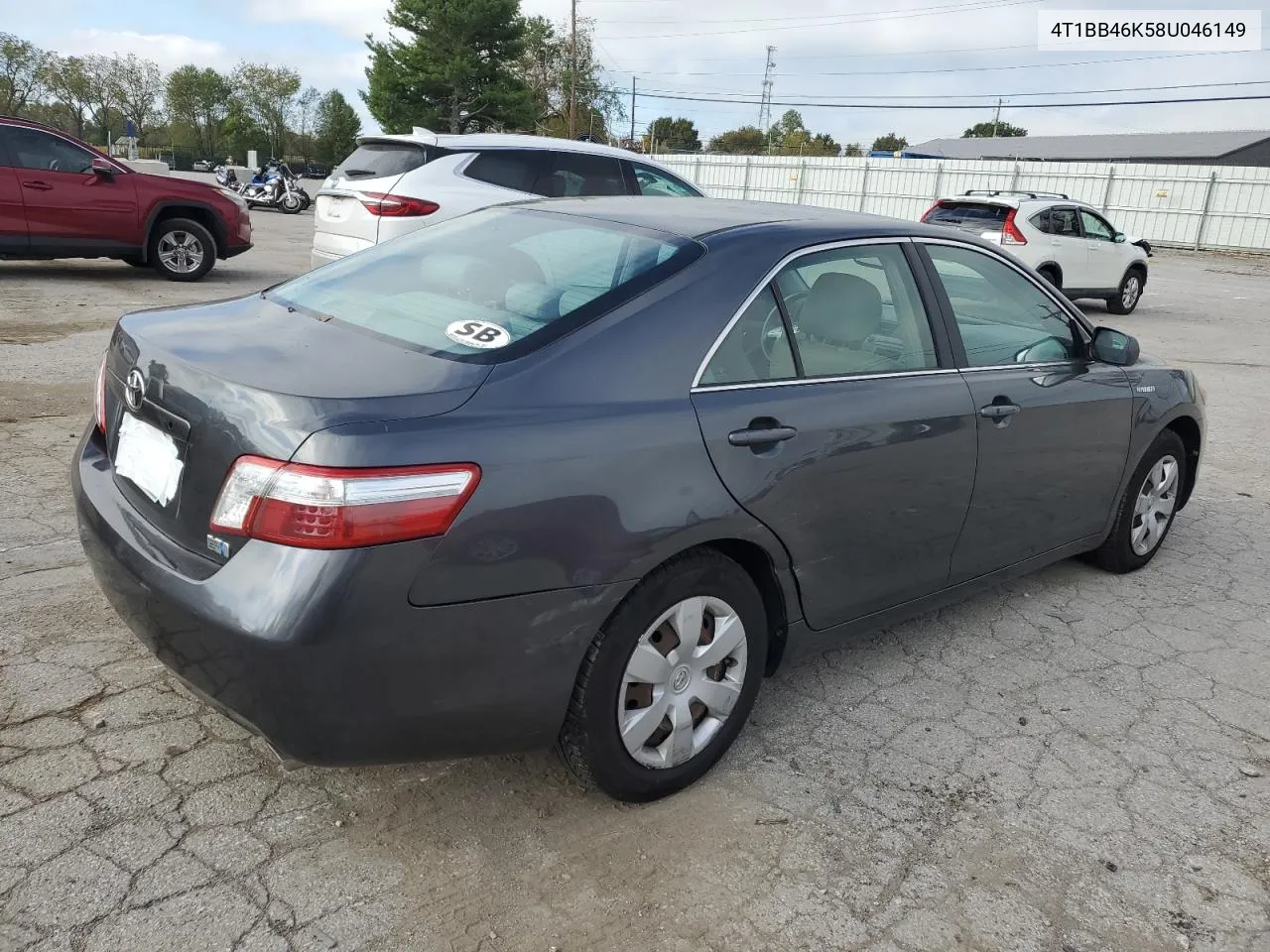 2008 Toyota Camry Hybrid VIN: 4T1BB46K58U046149 Lot: 73535634