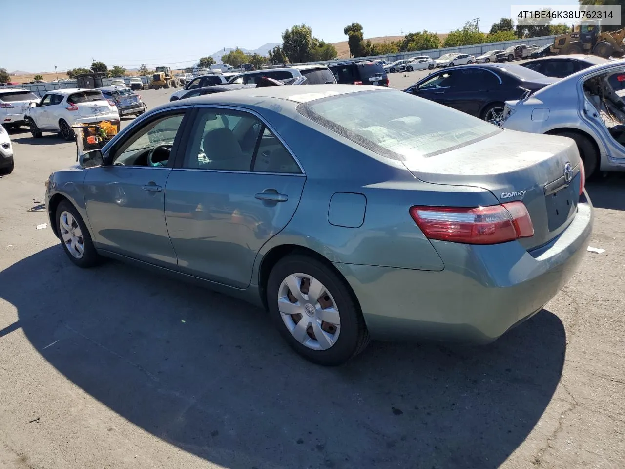 2008 Toyota Camry Ce VIN: 4T1BE46K38U762314 Lot: 73550734