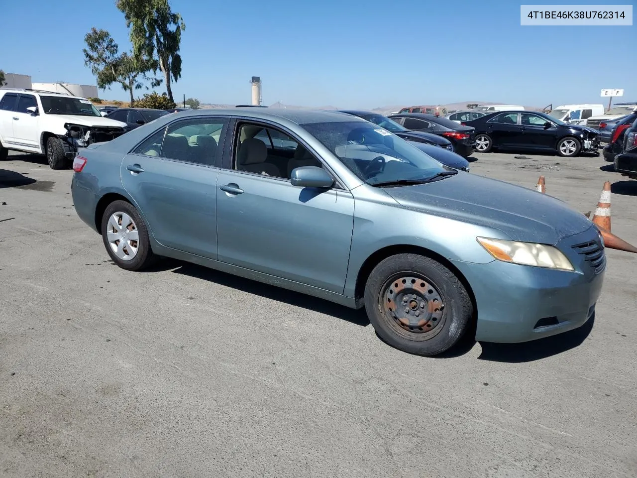 2008 Toyota Camry Ce VIN: 4T1BE46K38U762314 Lot: 73550734