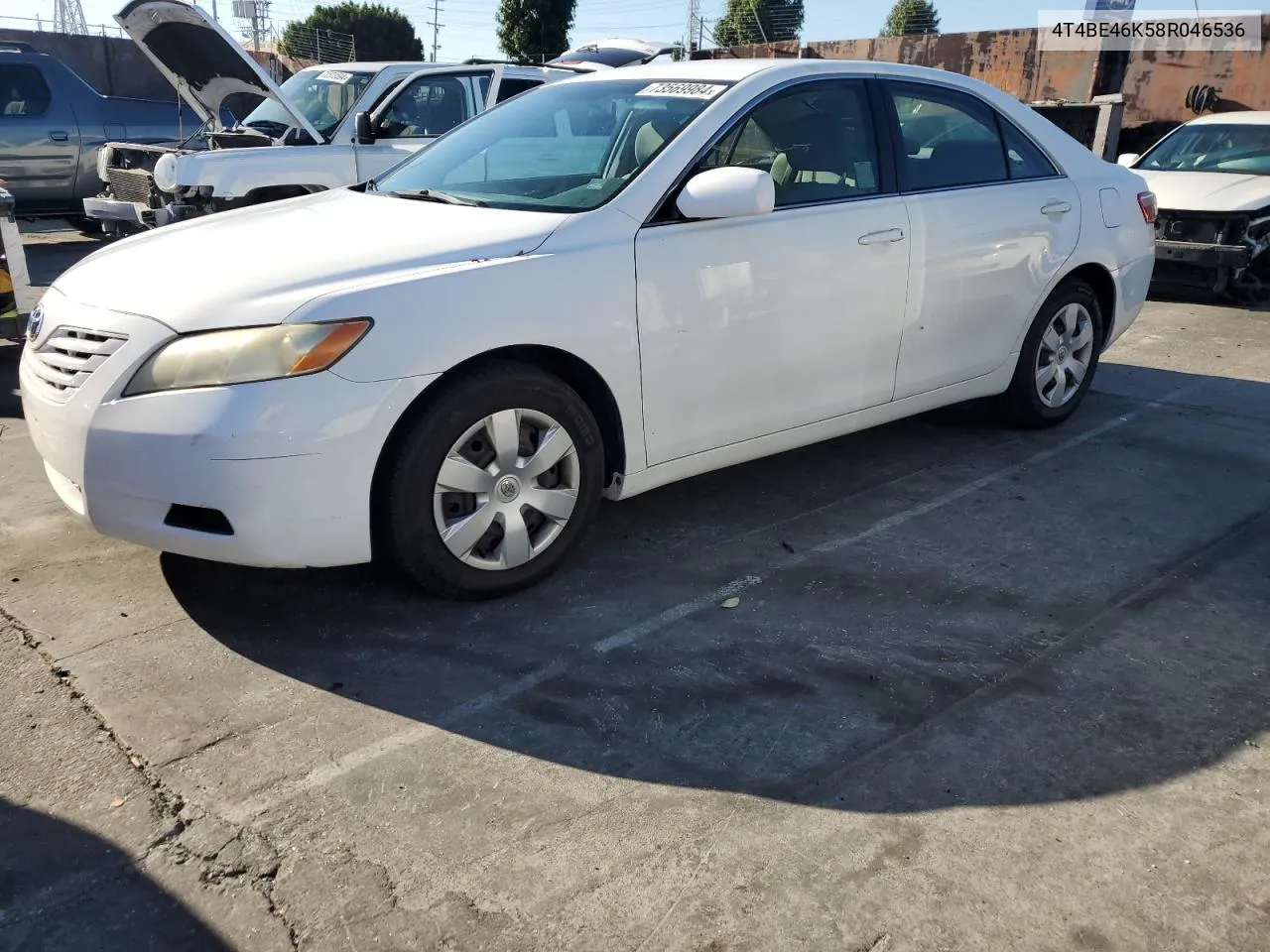 2008 Toyota Camry Ce VIN: 4T4BE46K58R046536 Lot: 73569984