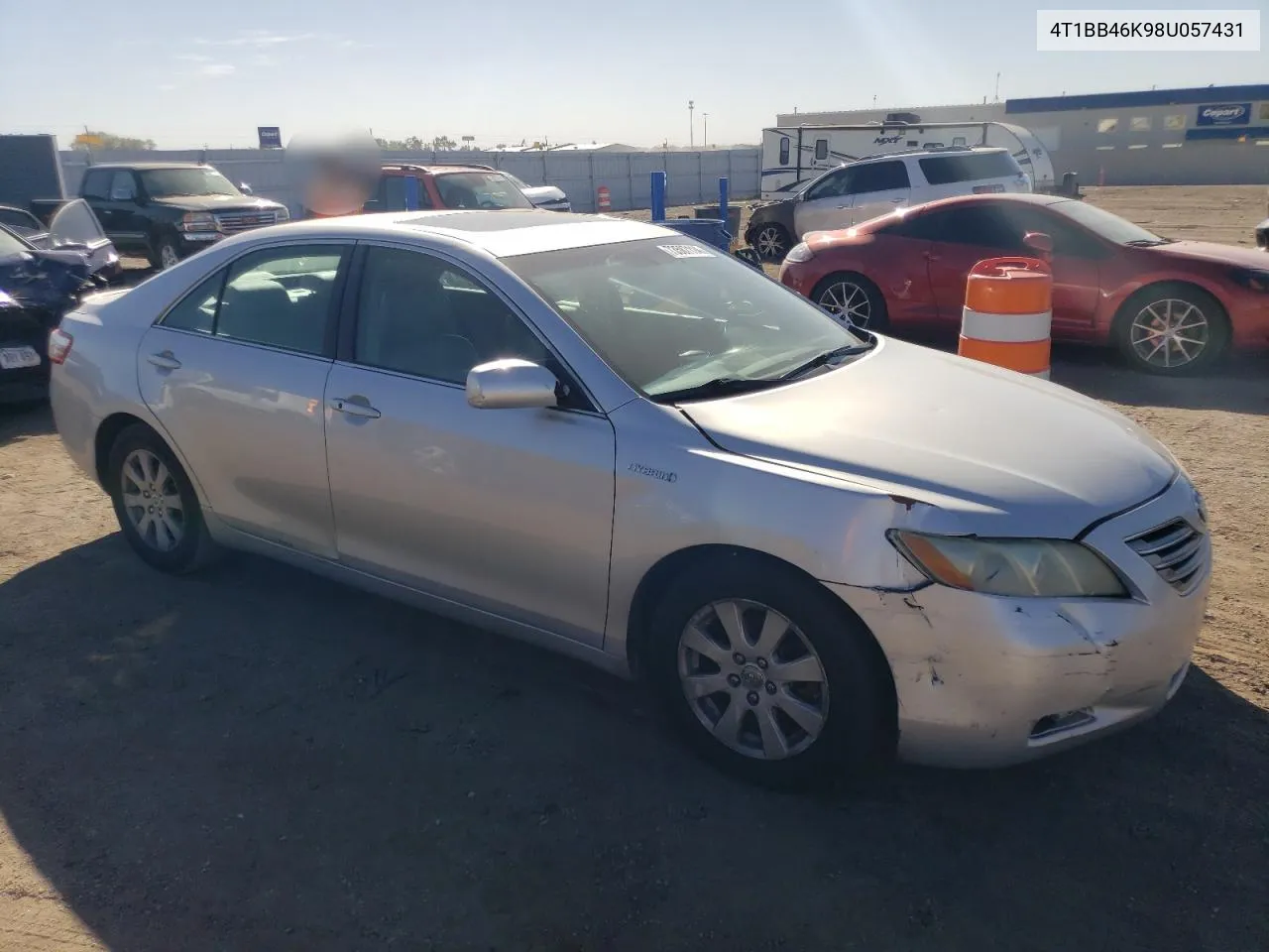 2008 Toyota Camry Hybrid VIN: 4T1BB46K98U057431 Lot: 73587114