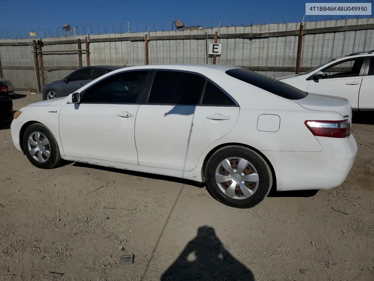 2008 Toyota Camry Hybrid VIN: 4T1BB46K48U049950 Lot: 73587764