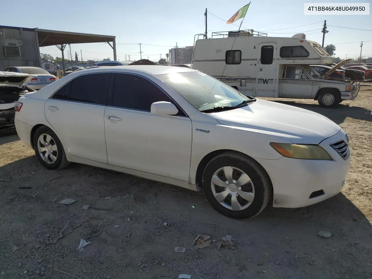 2008 Toyota Camry Hybrid VIN: 4T1BB46K48U049950 Lot: 73587764