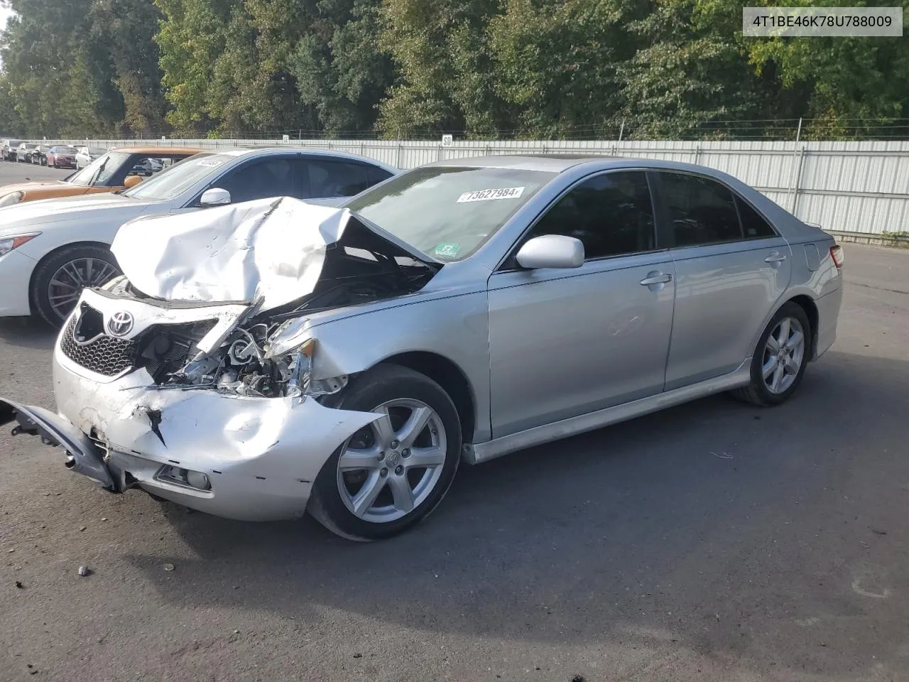 2008 Toyota Camry Ce VIN: 4T1BE46K78U788009 Lot: 73627984