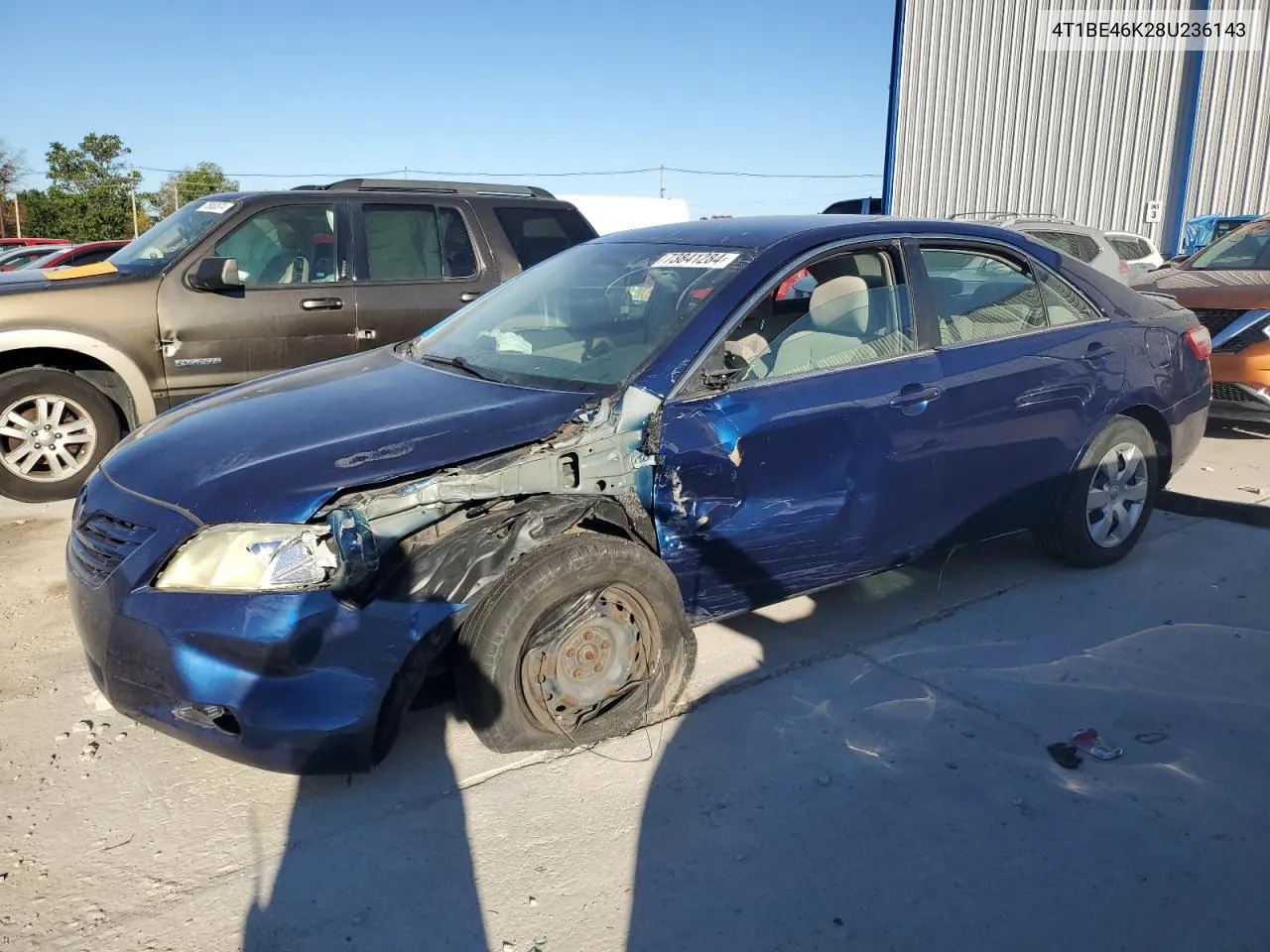 2008 Toyota Camry Ce VIN: 4T1BE46K28U236143 Lot: 73841284